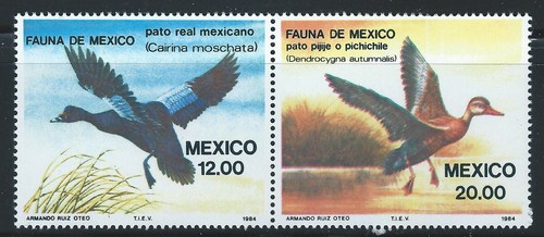 Mexico 1346 7ass aquatic - mexico, 1346-7ass