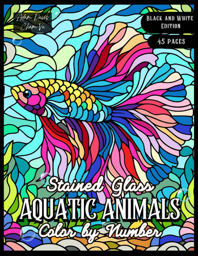 Stained glass aquatic - stained,