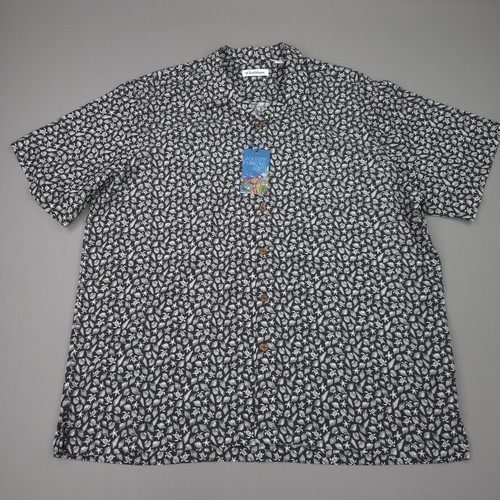 Caribbean shirt mens 2xl - caribbean, black
